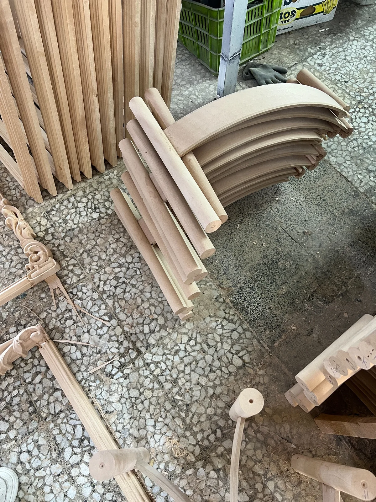 Mirror frames and wooden parts